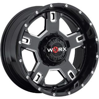 Worx Havoc 18 Black Wheel / Rim 6x135 & 6x5.5 with a 12mm Offset and a 106.1 Hub Bore. Partnumber 802 8935BM+12 Automotive