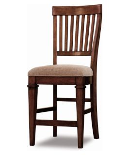 Hooker Furniture Abbott Place Slat Back Counter Stool   Dining Chairs