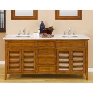 Direct Vanity Sink Shutter Collection 70 in. Double Bathroom Vanity   Oak   Double Sink Bathroom Vanities