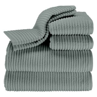 Kassatex Urbane 100% Combed Staple Turkish Cotton 6 Piece Bath Towel Set   Bath Towels
