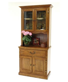 Classic Small China Cabinet   Dining Accent Furniture