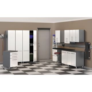 Ulti MATE Starfire Pearl 10 pc. Garage Storage System   Cabinets