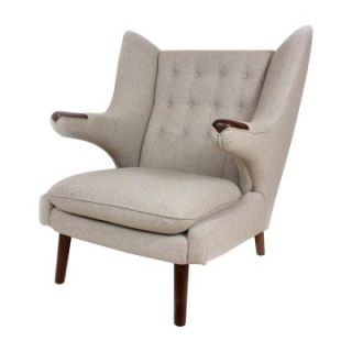 Olsen Upholstered Lounge Chair   Wheat   Living Room