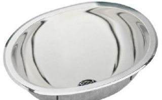 Elkay SCF1611SM Asana Bathroom Sink Mirror Stainless Steel Universal Mount 0 Hole   Single Bowl Sinks  