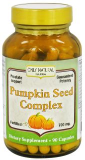 Only Natural   Pumpkin Seed Complex 700 mg.   90 Capsules