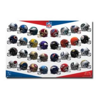 NFL Helmet Logos Wall Art   Kids and Nursery Wall Art