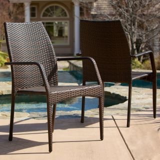 Christopher Knight Home Canoga Outdoor Wicker Chairs (set Of 2)