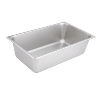 Winco Full Size Steam Table Pan, 6 in Deep, Stainless