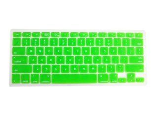 GINOVO Translucent Color Silicone Backlit Keyboard Cover Skin Protector Compatible for Toshiba Satellite L830 , L800 , M800 , M805 , C805D T09B , C805D T08B , P800 , M840 , C40D , L40 A , S40D A , S40T A (Green) Computers & Accessories