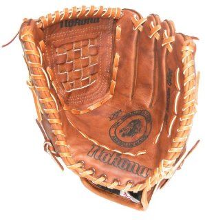 Nokona AMG175W FP 12 Inch Closed Web Walnut Leather Fast Pitch Baseball Glove (Right Handed Throw)  Baseball Outfielders Gloves  Sports & Outdoors