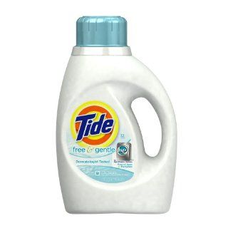 Tide Free and Gentle High Efficiency Unscented Detergent, 50 Ounce Health & Personal Care