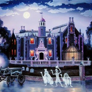 Disney Haunted Mansion Signed Matted Art Larry Dotson  Home Decor Products  