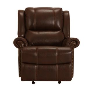 Parker House Aries Faux Leather Glider Recliner   Recliners