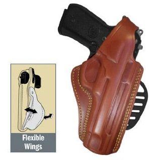 Gould & Goodrich 807 G17 Paddle Holster, Chestnut, Right Hand   Glock  Gun Holsters  Sports & Outdoors
