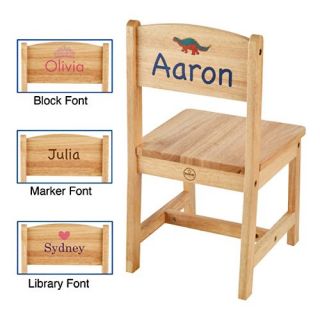 KidKraft Personalized Natural Aspen Chair   Specialty Chairs