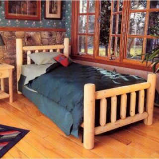 Rustic Natural Cedar Furniture Wheatfields Bed   Standard Beds