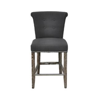Classic Home Valencia Bar Stool W5300511 Color Grey, Seat Height 24