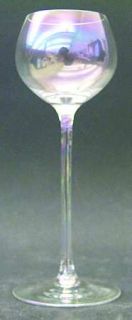 Dorothy Thorpe Bubble Clear (Iridescent) Cordial Glass   Clear, Iridescent,  Pla
