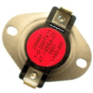 LIMIT CONTROL SWITCH L160 40F 160 DEGREE ONETRIP PARTS REPLACES RHEEM RUUD WEATHERKING 47 19554 07   Replacement Household Furnace Electronic Relays  