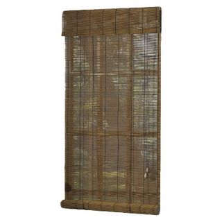 Outdoor Patio Radiance Imperial Matchstick Roll Up Blind   Fruitwood (60x72)