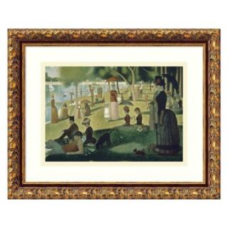 Sunday Afternoon on the Island of La Grande Jatte , 1884 1886 Framed Wall Art by Georges Seurat   15.10W x 12.10H in.   Framed Wall Art