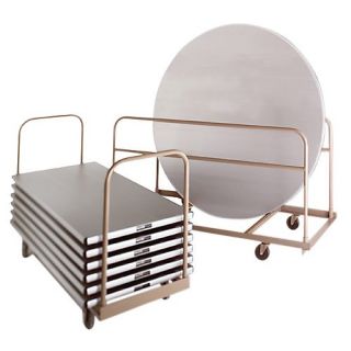 Southern Aluminum Rectangle Alulite Table Cart   Table & Chair Carts