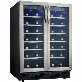 Danby DWC2727BLS Built In or Free Standing Dual Zone 54 Bottle Wine Refrigerator   Wine Refrigerators