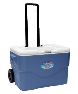 Coleman 50 qt. Wheeled Party Stacker   Coolers
