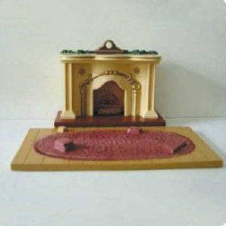 Fireplace Base Bearingers of Victoria Circle Series 1993 Hallmark Ornament XPR9749   Decorative Hanging Ornaments
