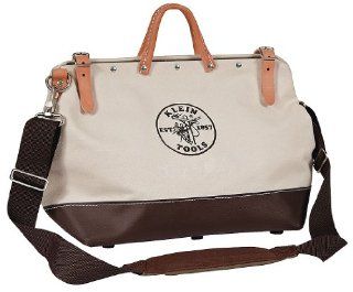 Klein Tools 5102 14SP 14" Canvas Tool Bag Combo with Pockets/Shoulder Strap    