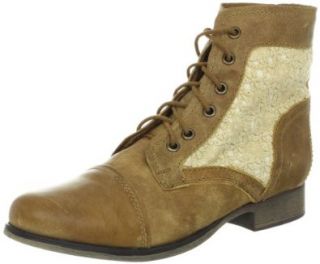 Steve Madden Women's Thundr C Ankle Boot, Stone Multi, 8.5 M US Shoes