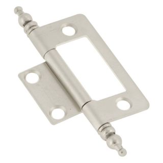 Hickory Hardware Surface Face Mounted Self Mortise Hinge   Set of 2   Cabinet Hinges