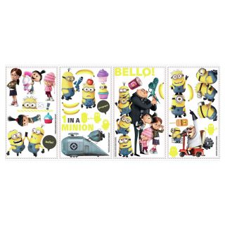 Despicable Me 2 Peel and Stick Wall Decals   Kids and Nursery Wall Art