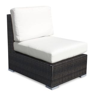 Source Outdoor Lucaya All Weather Wicker Armless Sectional Chair   Wicker Chairs & Seating