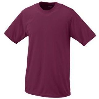 Bomark 790MN XL Augusta Extra Large Adult Performance Wicking T Shirt   Maroon Sports & Outdoors