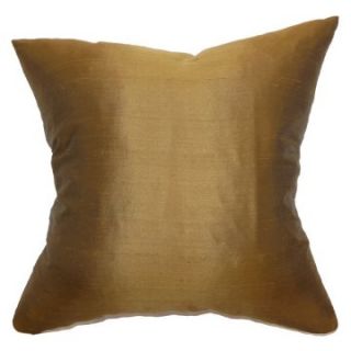 The Pillow Collection Wantliana Plain Pillow   Copper   Decorative Pillows