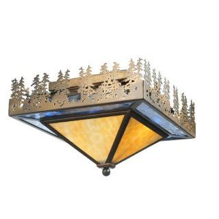 Meyda Lighting 50591 22.5"W Pine Lake Flushmount   Close To Ceiling Light Fixtures  