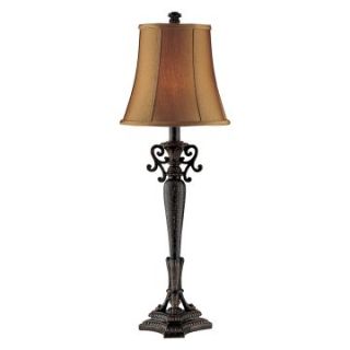 Stein World 97605 Rustic Bronze Tall Buffet Lamp with KD Shade   Pack of 2   Table Lamps