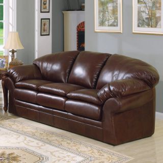 Charles Schneider Oxford Brown Leather Sofa   Sofas