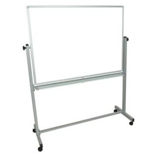 Luxor Large Double Sided Magnetic Whiteboard   Display & Presentation Easels