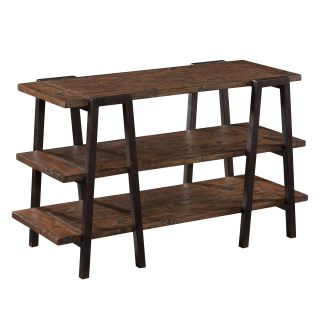 Magnussen Lawton Wood and Metal Sofa Table   Natural Pine   Console Tables