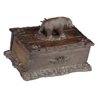 Bear Box   12W x 8H in.   Mens Jewelry Boxes
