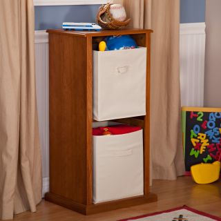 Classic Playtime Storage Tower   Pecan   Kids Bookcases