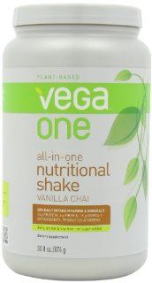 Vega One Plant Based Shake, 30 oz Tub, Vanilla Chai Sports & Outdoors