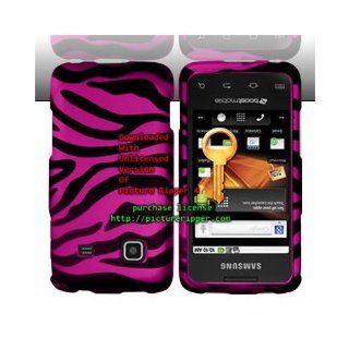 Pink Zebra Hard Cover Case for Samsung Galaxy Prevail SPH M820 Cell Phones & Accessories