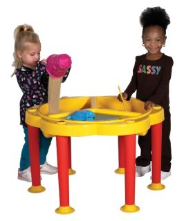 ECR4KIDS Sand & Water Play Table with Cover   Daycare Tables & Chairs
