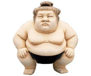 Basho The Sumo Wrestler Statue Size Large  Garden Statues Japanese  Patio, Lawn & Garden