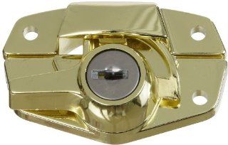 National Hardware VKA821 Keyed Sash Lock in Brass   Window Latches  