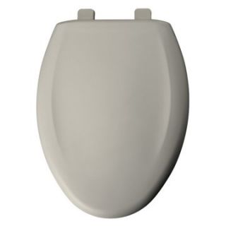 Bemis B1200TCA346 Elongated Closed Front Whisper Close Toilet Seat in Biscuit   Toilet Seats