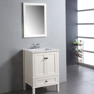 Simpli Home Chesapeake 24 in. Single Bathroom Vanity   Single Sink Bathroom Vanities